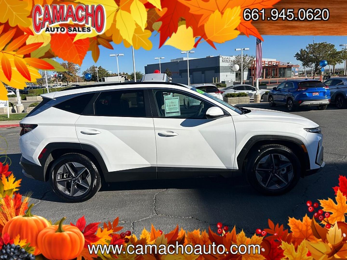 2025 WHITE Hyundai Tucson (5NMJB3DE6SH) with an 4-Cyl 2.5 Liter engine, Automatic 8-Spd transmission, located at 412 Auto Vista Drive, Palmdale, CA, 93551, (661) 945-0620, 34.592636, -118.136681- Photo#2
