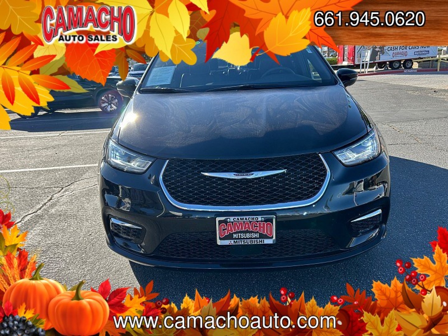 2025 BLACK /BLACK Chrysler Pacifica (2C4RC1BG0SR) with an V6 3.6 Liter engine, Automatic 9-Spd transmission, located at 412 Auto Vista Drive, Palmdale, CA, 93551, (661) 945-0620, 34.592636, -118.136681- Photo#1