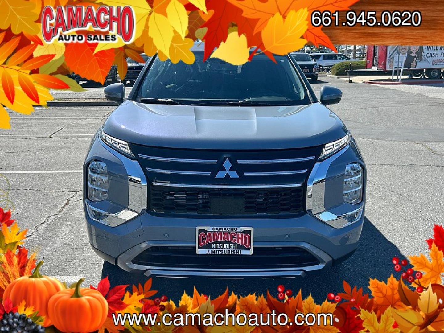 2026 GRAY Mitsubishi Outlander (JA4J3VAB9TZ) with an 4-Cyl Turbo Hybrid 1.5 Liter engine, Automatic CVT transmission, located at 412 Auto Vista Drive, Palmdale, CA, 93551, (661) 945-0620, 34.592636, -118.136681- Photo#1