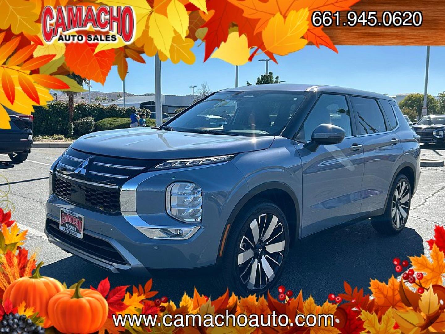 2026 GRAY Mitsubishi Outlander (JA4J3VAB9TZ) with an 4-Cyl Turbo Hybrid 1.5 Liter engine, Automatic CVT transmission, located at 412 Auto Vista Drive, Palmdale, CA, 93551, (661) 945-0620, 34.592636, -118.136681- Photo#2