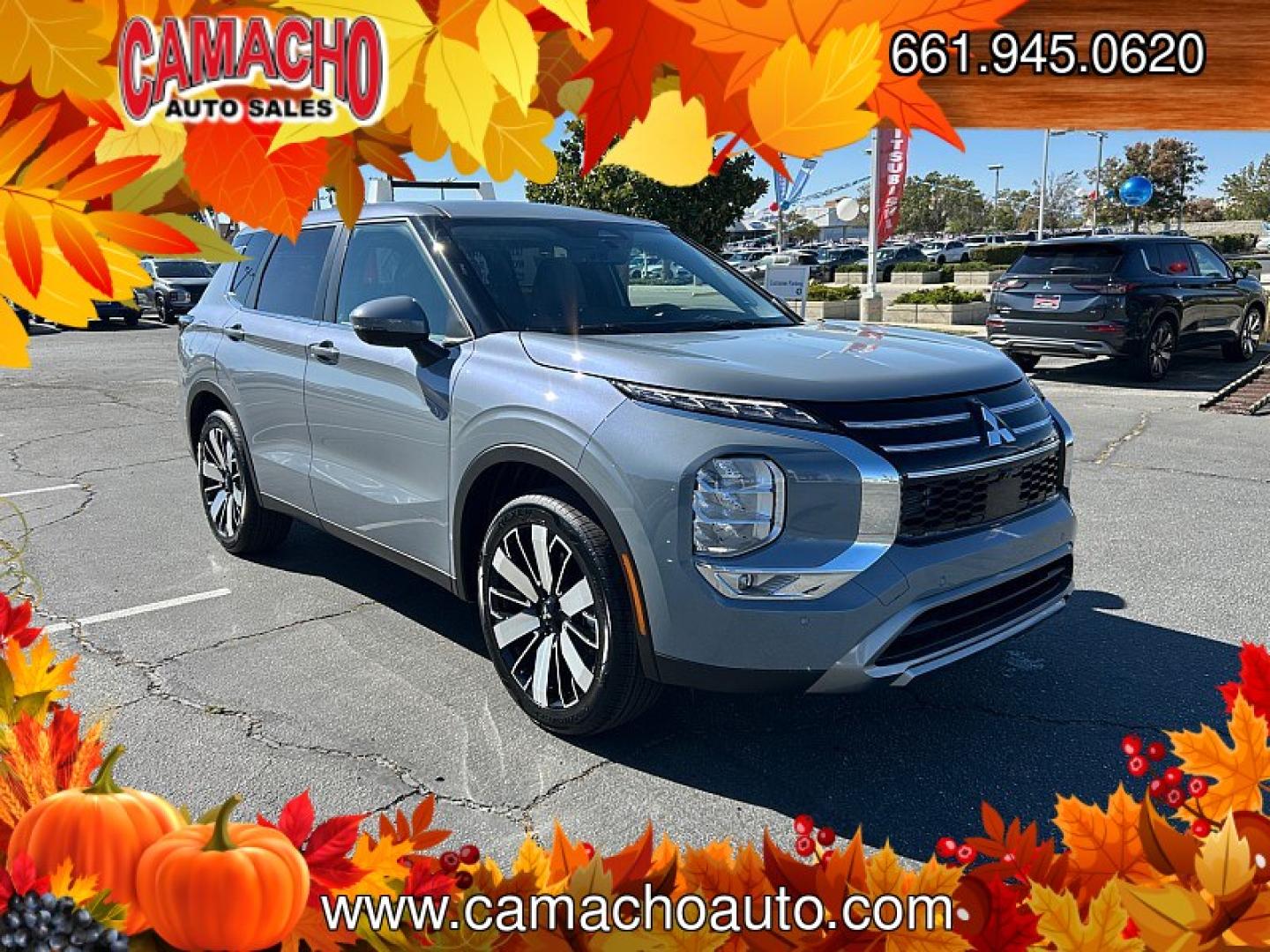 2026 GRAY Mitsubishi Outlander (JA4J3VAB9TZ) with an 4-Cyl Turbo Hybrid 1.5 Liter engine, Automatic CVT transmission, located at 412 Auto Vista Drive, Palmdale, CA, 93551, (661) 945-0620, 34.592636, -118.136681- Photo#16