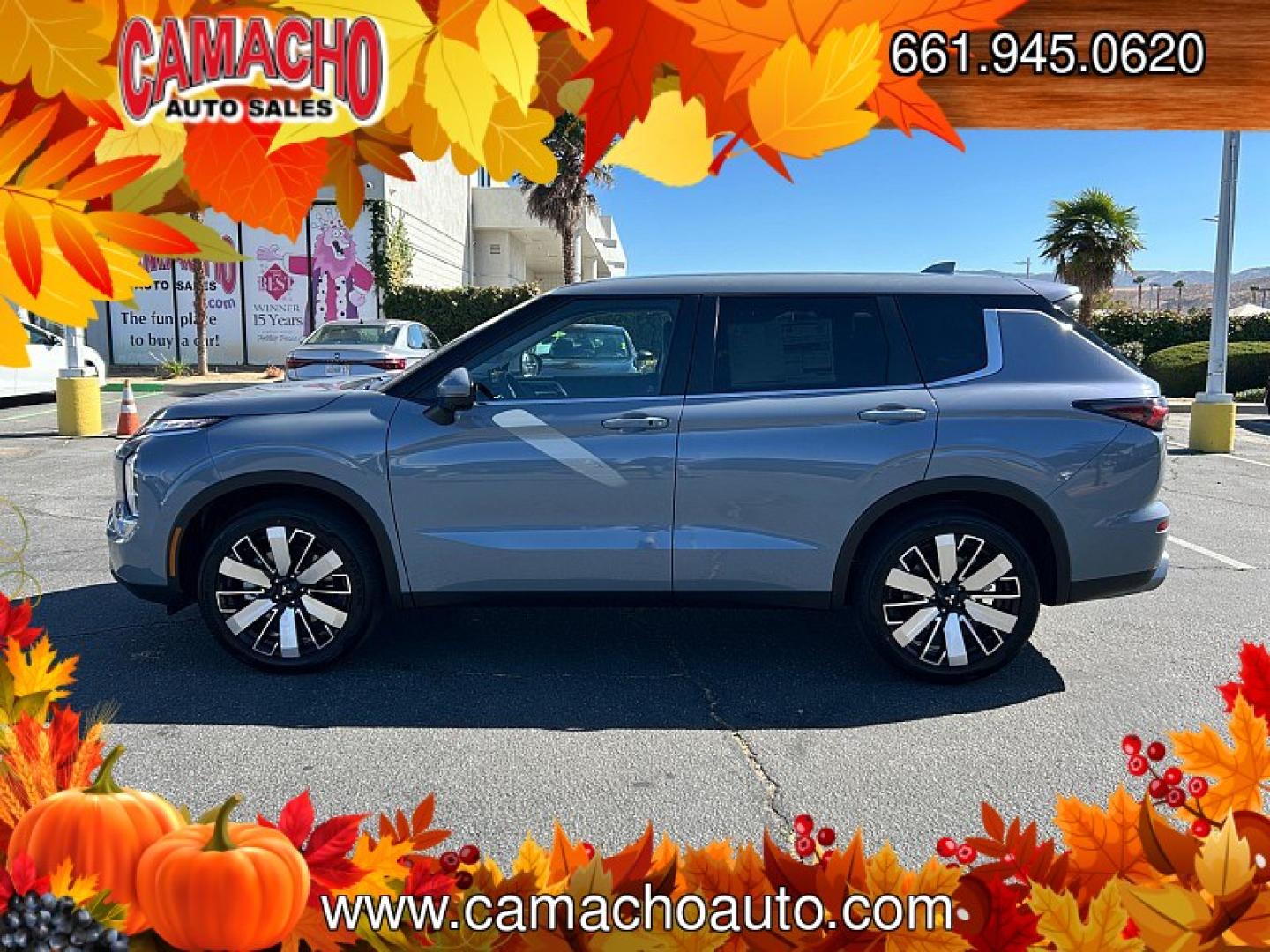 2026 GRAY Mitsubishi Outlander (JA4J3VAB9TZ) with an 4-Cyl Turbo Hybrid 1.5 Liter engine, Automatic CVT transmission, located at 412 Auto Vista Drive, Palmdale, CA, 93551, (661) 945-0620, 34.592636, -118.136681- Photo#21